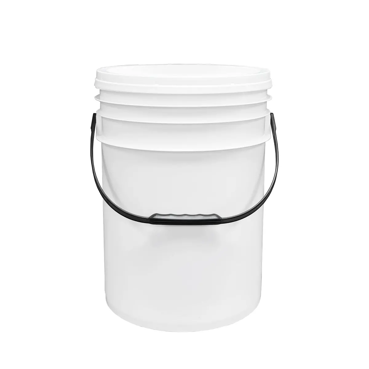 20 Litres White Pail With Lid 1