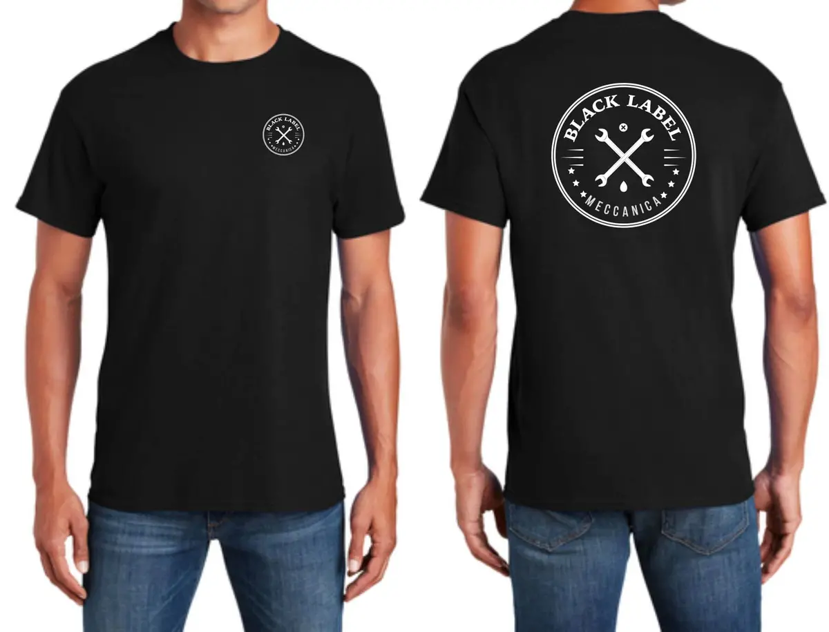 Black Label Meccanica Short Sleeve T-Shirt 1
