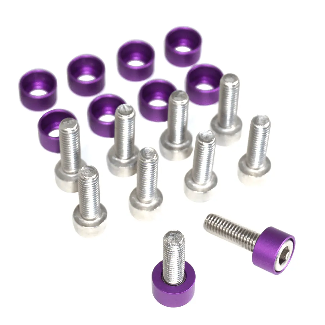 Zspec Coil Packs Cover Fastener Kit For 2Jz/1Jz Engines, Stainless & Billet 1