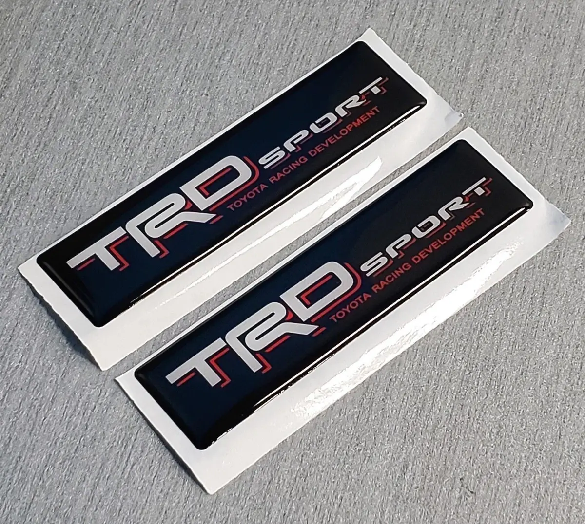 2X Domed Toyota Trd Sport Emblem Inserts For Weathertech Floor Mats Tacoma Tundra 1