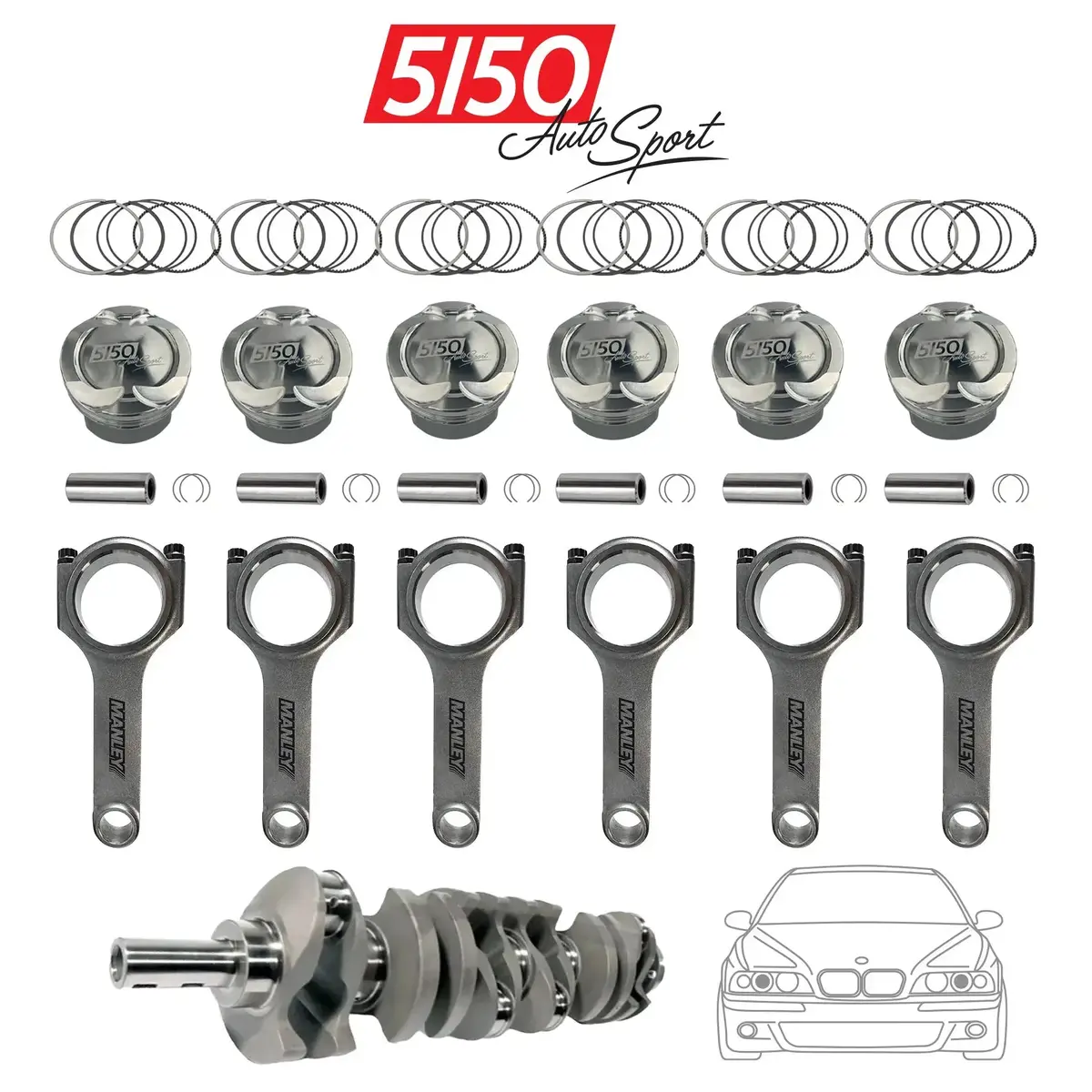Bmw M54 Stroker Kit By 5150 Autosport 1