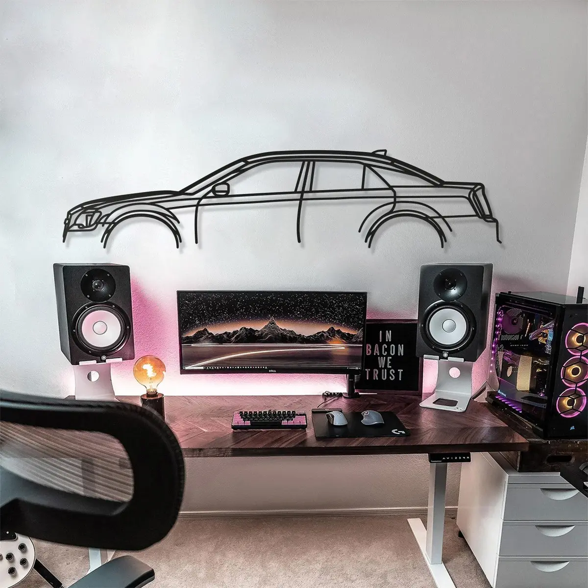 2016 300S Metal Car Wall Art - Mt0550 5