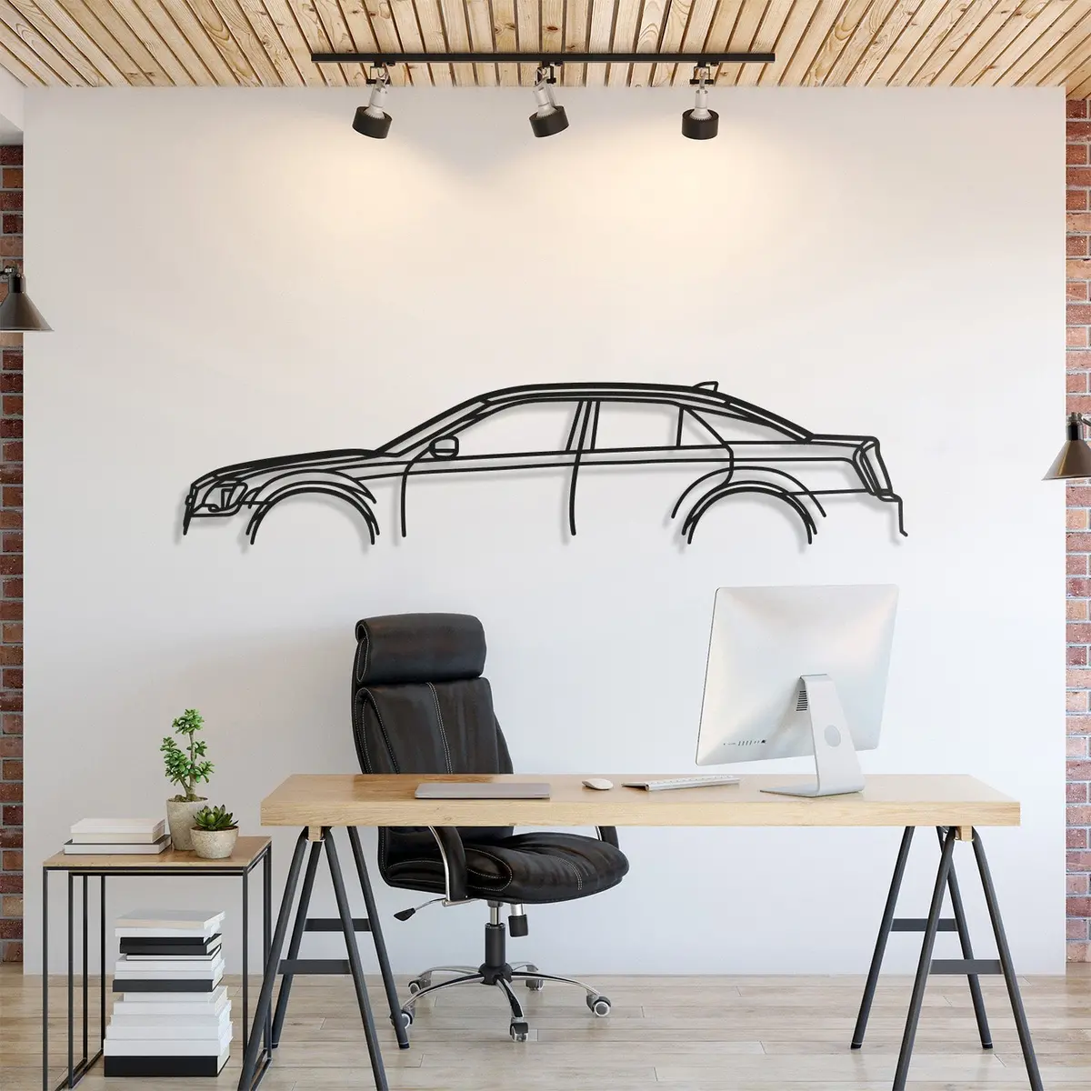 2016 300S Metal Car Wall Art  - Mt0550 1