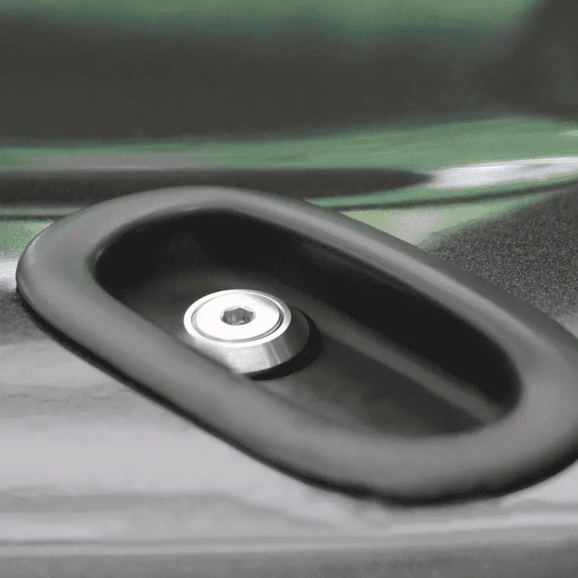 Zspec Convertible Deck Catch Fasteners For '93-96 Nissan 300Zx, Titanium & Billet 1