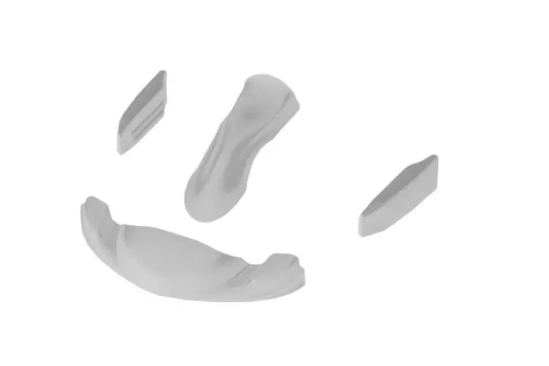 Fa Kart | Set Bodyworks Mini 2020 Comp. White (Only Plastic) 1