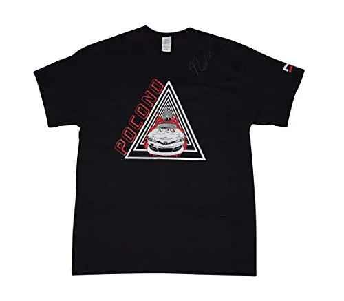 Autographed 2018 Natalie Decker #25 Pocono Race (Venturini Motorsports) Arca Series Rare Custom & Limited Signed Collectible Nascar Large Black Shirt With Coa (1 Of Only 50 Produced) 1