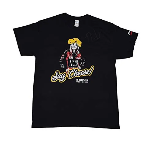 Autographed 2018 Natalie Decker #25 Madison Speedway Race Venturini Arca Series Rare Custom & Limited Signed Collectible Nascar Large Black Shirt With Coa (1 Of Only 50 Produced) 1