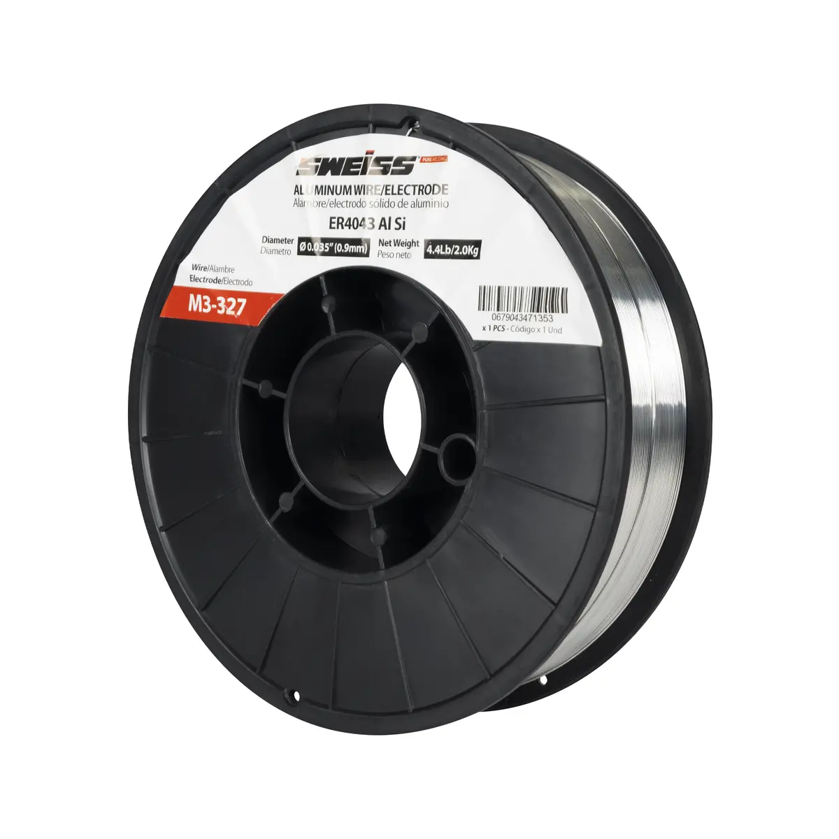 Rollo Soldadura Mig Alambre Aluminio 0.035" 0.9 Mm 10 Libras Sweiss | Genérico 1