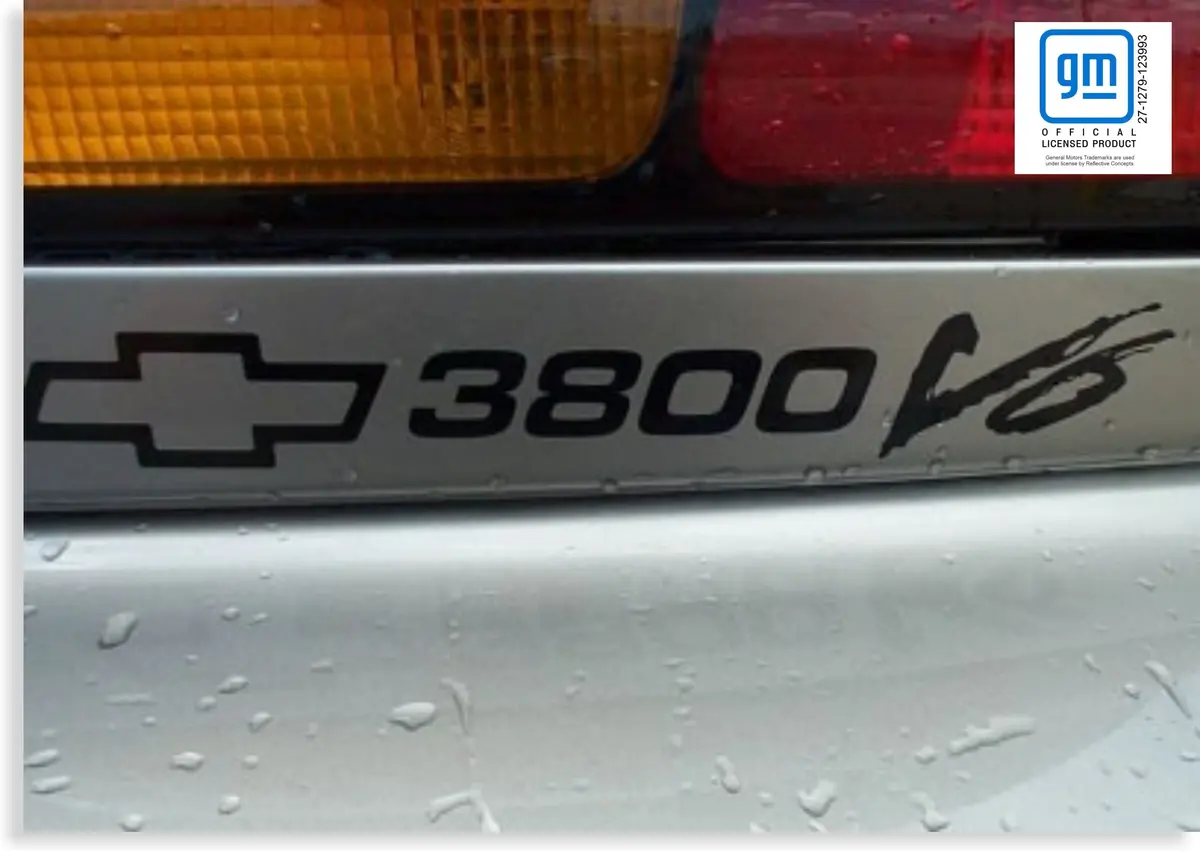 3800 V6 Bowtie Decal - Camaro 1