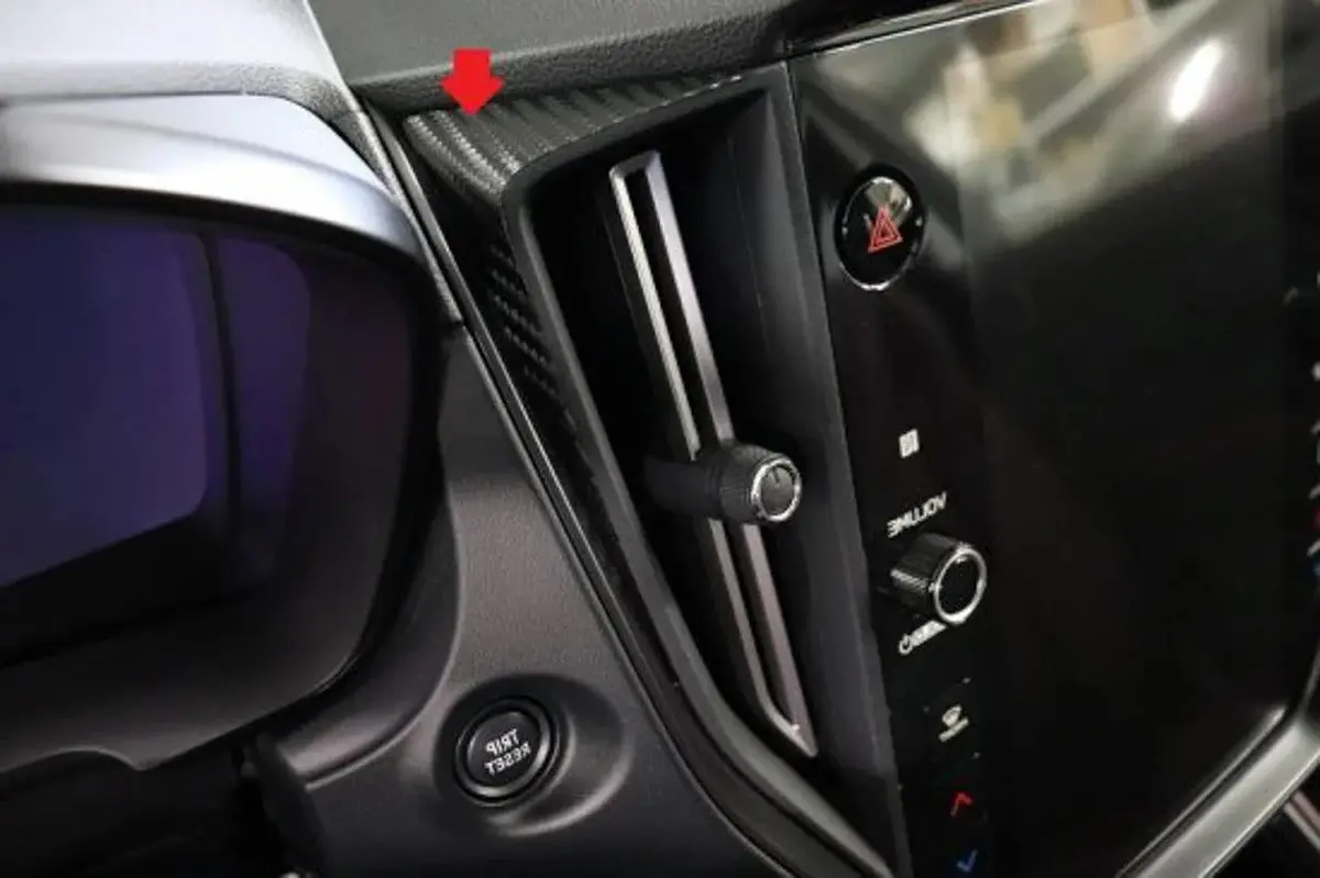 3D Carbon Center Ac Vent Outer Trim Overlays - 2022+ Wrx 1