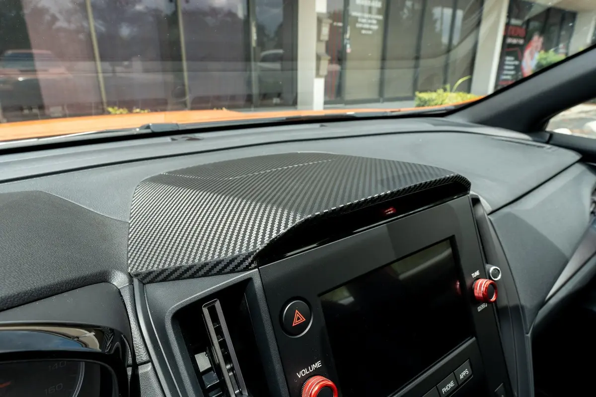 3D Carbon Center Hood Overlay Kit - 2022+ Subaru Wrx 1
