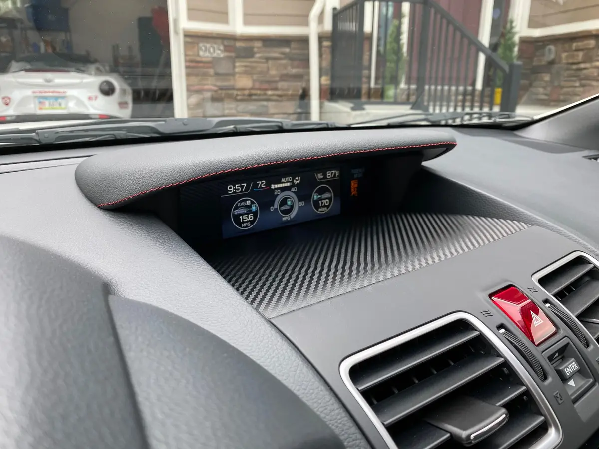 3D Carbon Center Instrument Panel Dash Trim - 2015-2021 Wrx / Sti 1