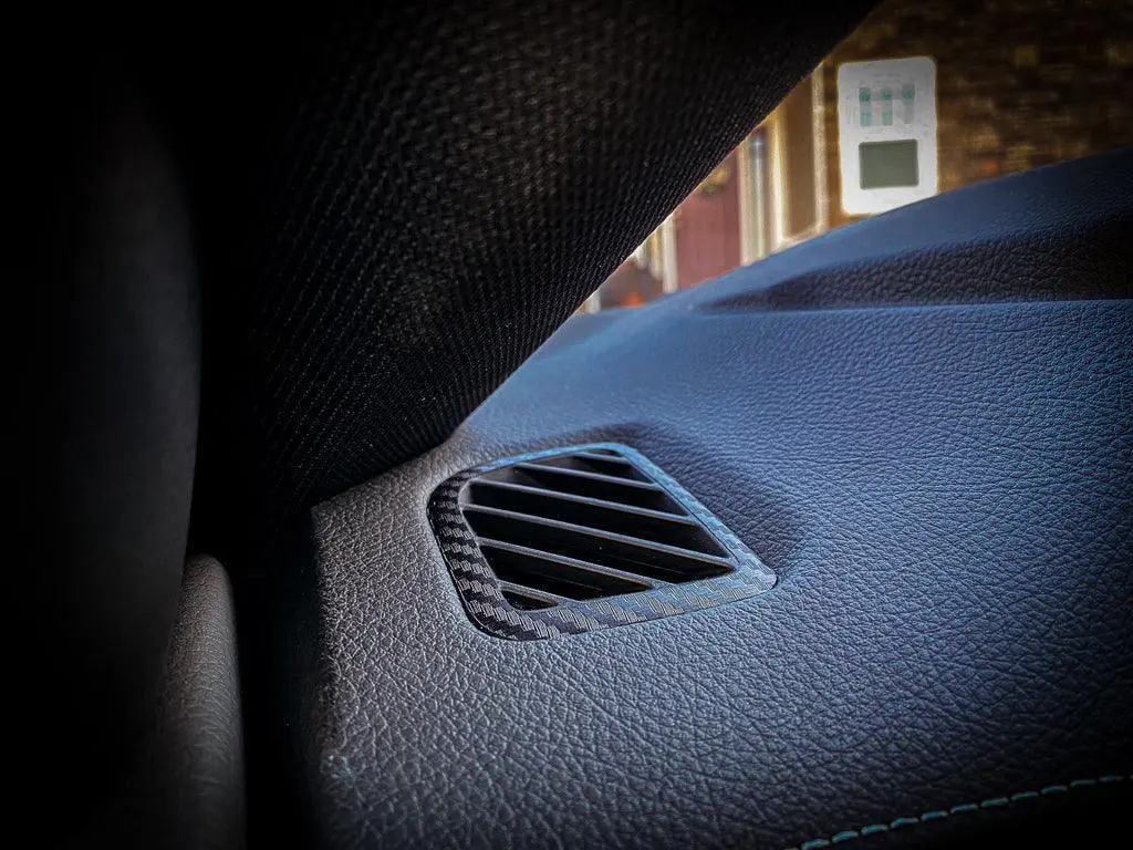 3D Carbon Defroster Trim Overlays - 2020+ Supra 1