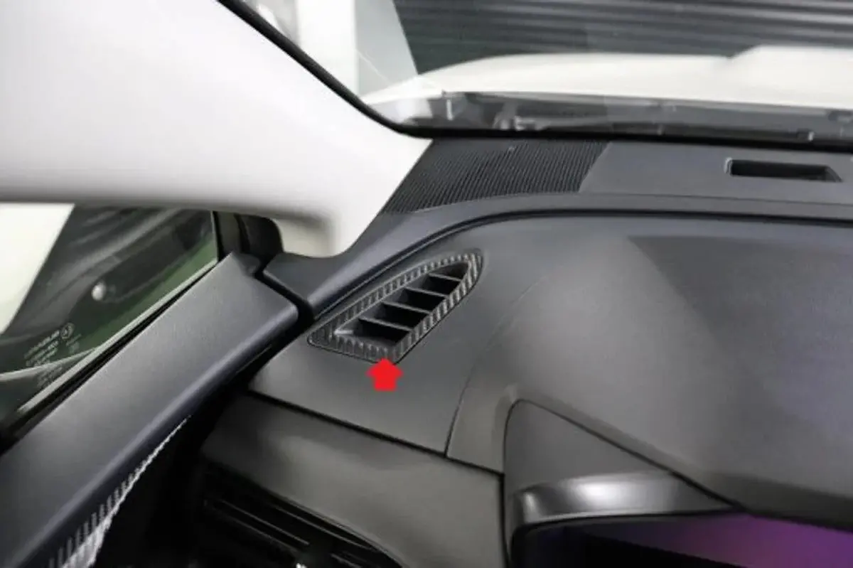 3D Carbon Defroster Vent Trim Overlays - 2022+ Wrx 1