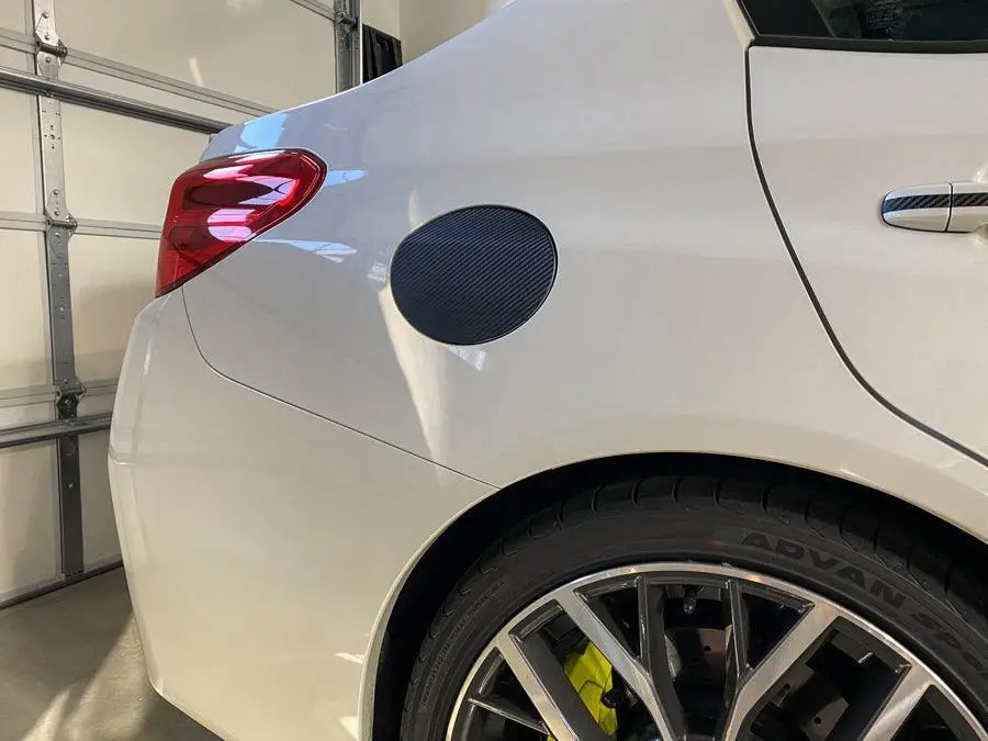 3D Carbon Fuel Door Cover - 2015-2020 Wrx / Sti 1