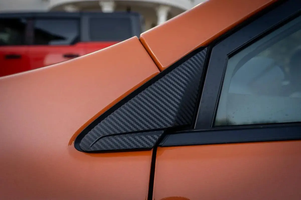 3D Carbon Quarter Window Trim Overlay - 2022+ Subaru Wrx 1