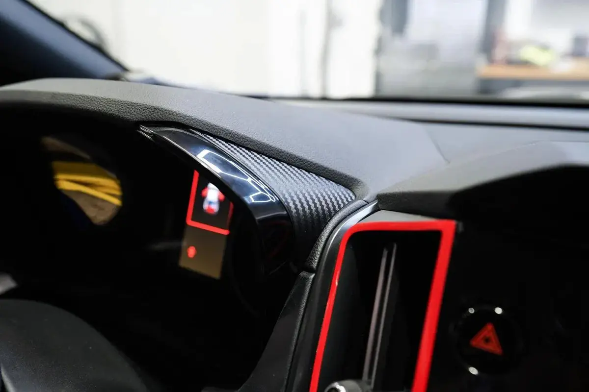 3D Carbon Speedometer Outer Trim Overlays (Rear) - 2022+ Wrx 1