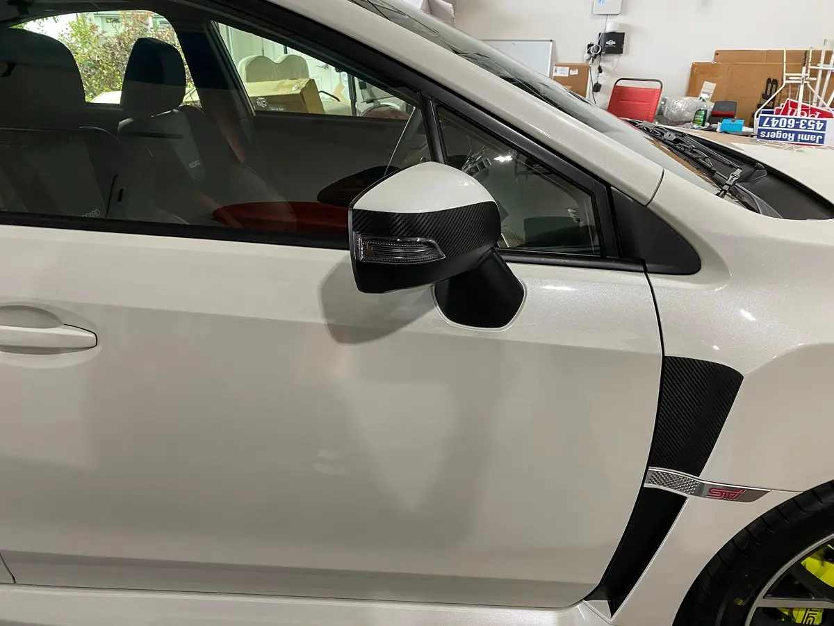 3D Carbon Turn Signal Mirror Cover Protector - 15+ Wrx / Sti 1