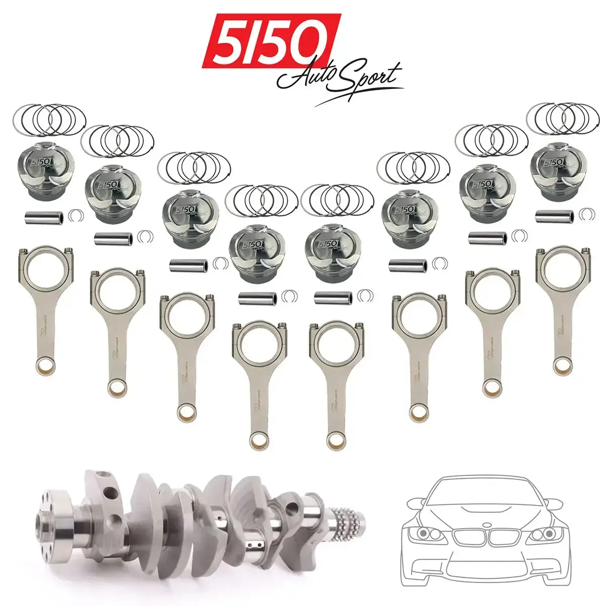 Bmw S65 Stroker Kit | 5150 Autosport | 4.7L 1