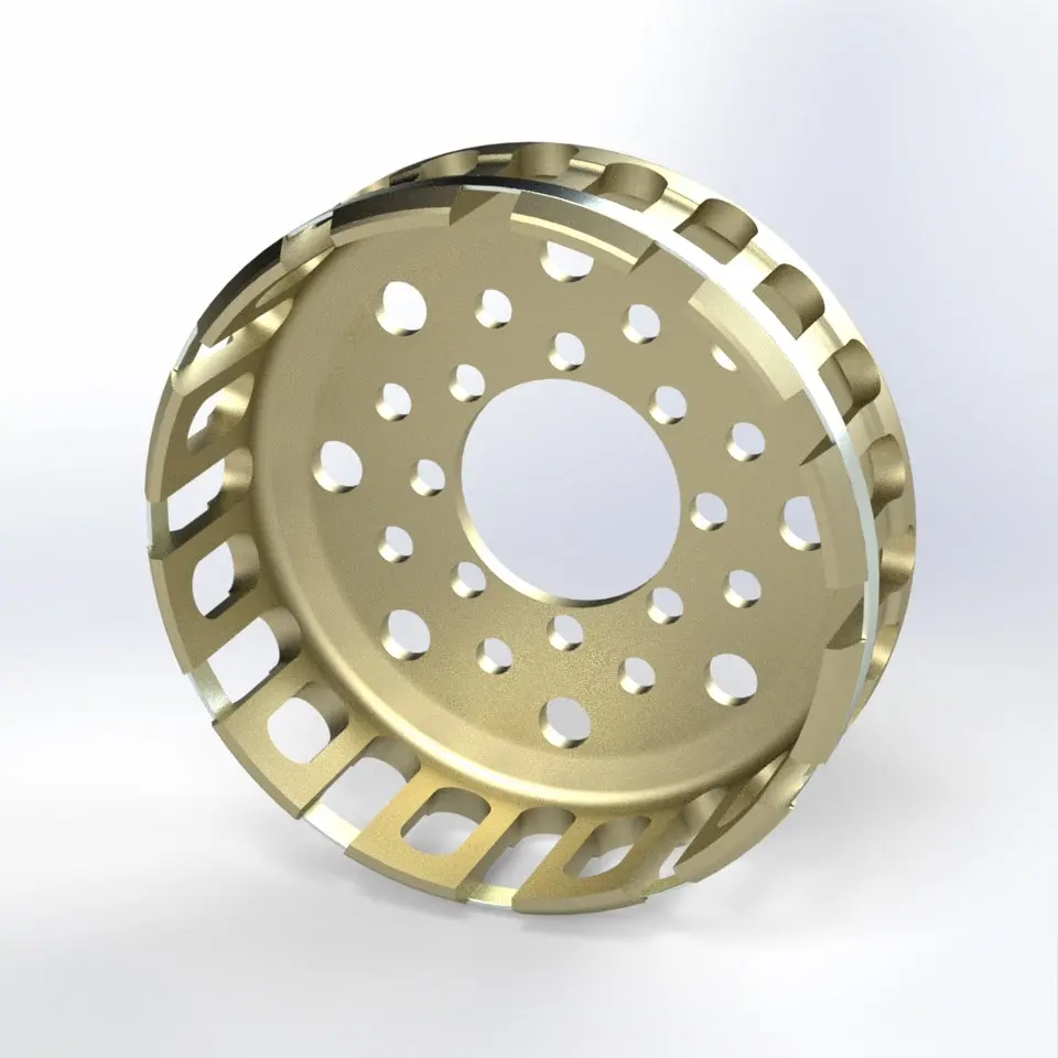 K-Bike Lightweight Billet Aluminum Clutch Basket For Ducati 1