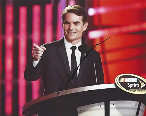 Autographed Jeff Gordon #24 Axalta Racing Sprint Cup Series Awards Ceremony Speech (Hendrick Motorsports) Signed Collectible Picture 8X10 Inch Nascar Glossy Photo With Coa 1
