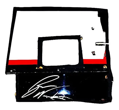 Autographed Ryan Newman #12 Alltel Racing Team (Penske Motorsports) Signed 15X15 Piece Of Race-Used Sheetmetal With Coa 1