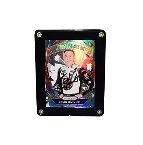 Autographed Kevin Harvick 2018 Panini Prizm Racing Illumination (#4 Jimmy Johns) Insert Monster Cup Series Signed Nascar Collectible Framed Trading Card With Coa 1
