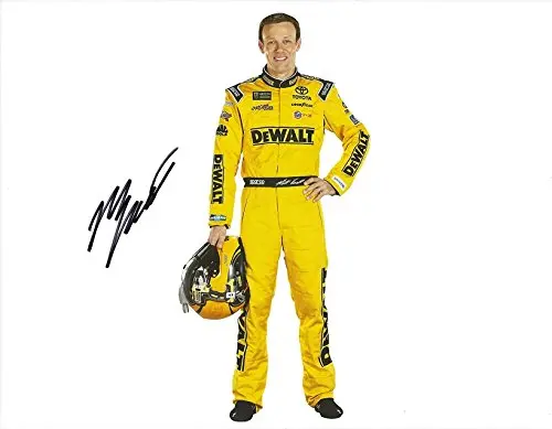 Autographed 2017 Matt Kenseth #20 Dewalt Racing Team Media Day Final Season (Joe Gibbs Toyota Camry) Monster Energy Cup Series Signed Collectible Picture Nascar 9X11 Inch Glossy Photo With Coa 1