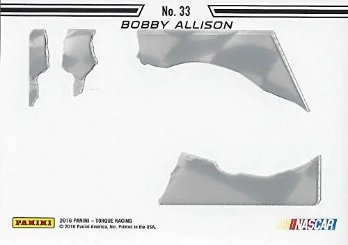 Autographed Bobby Allison 2016 Panini Torque Racing Clear Vision (#12 Miller High Life Team) Insert Signed Nascar Collectible Trading Card With Coa 2
