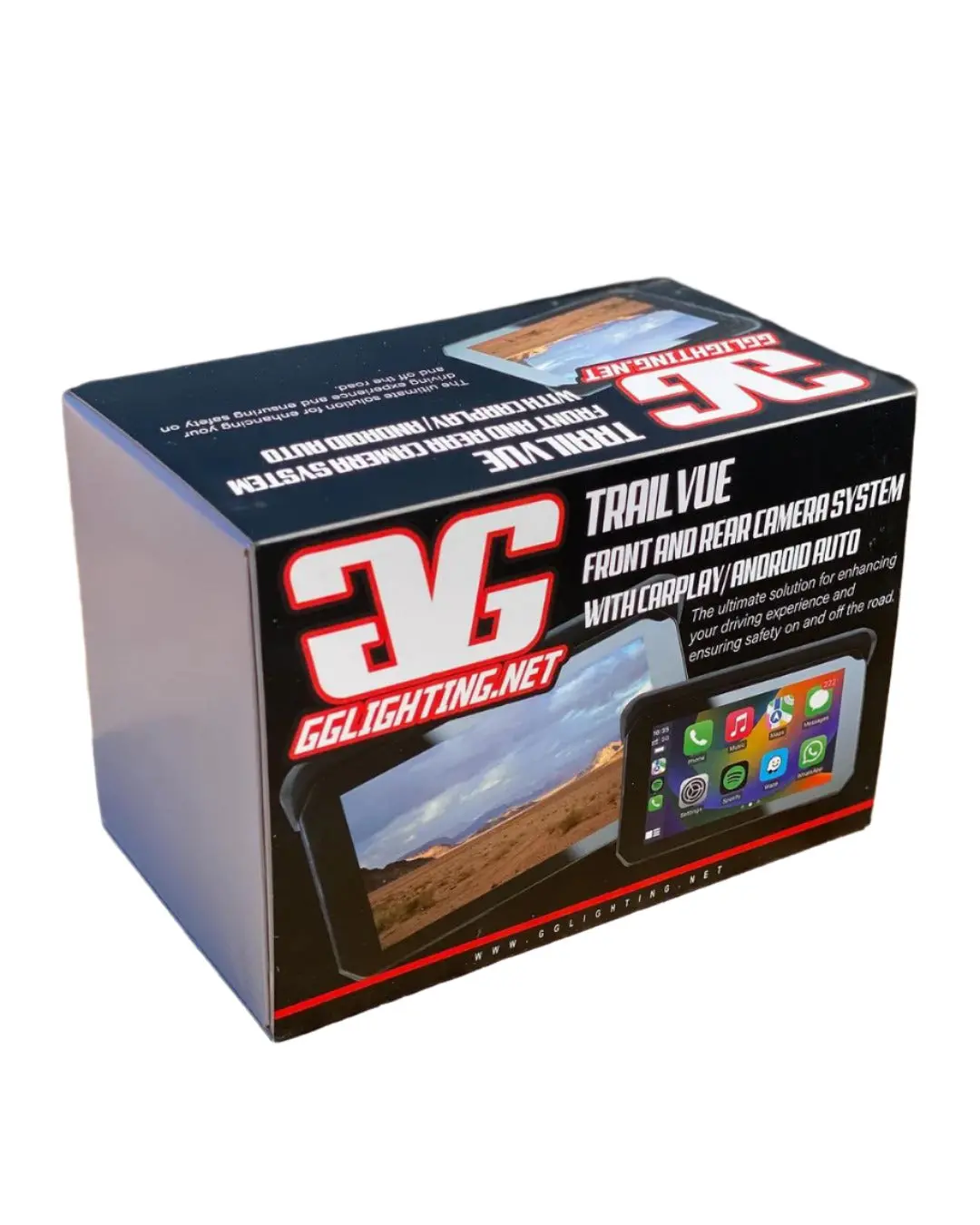 Trailvue Front And Rear Camera System With Carplay/Android Auto 1