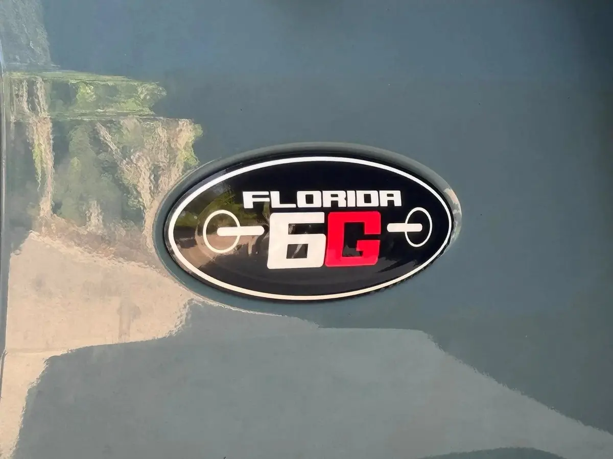 Florida Fl6g Club Sticker For Rear Emblem Oval - 2021-2024 Bronco / Bronco Sport 1