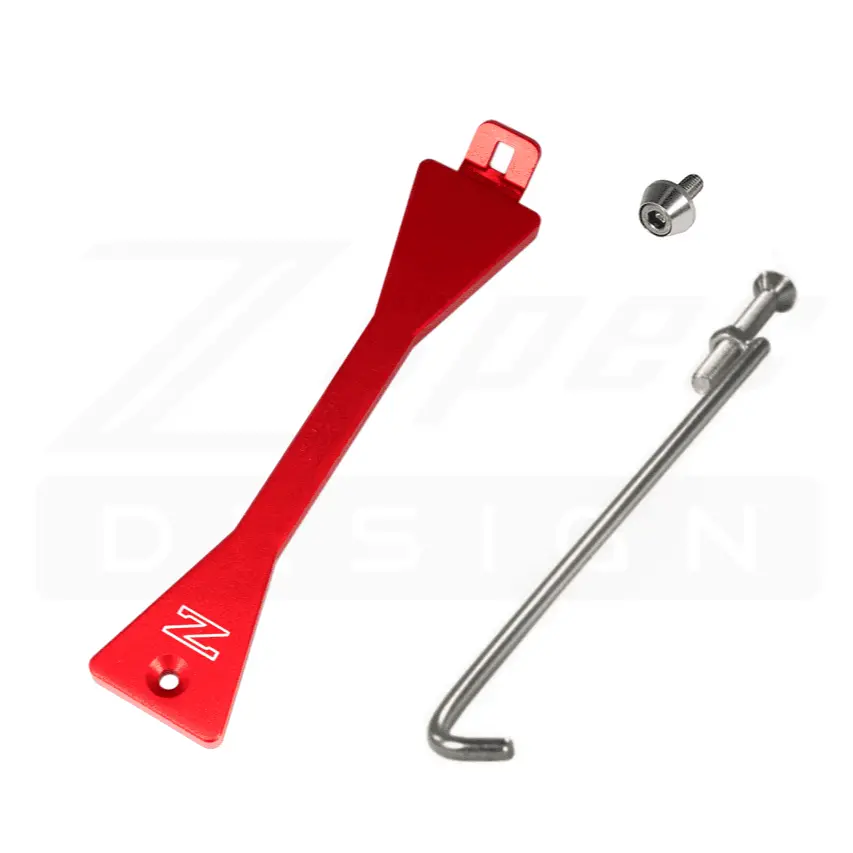 Zspec Battery Hold Down/Bracket Kit For Nissan Z31 300Zx '84-89, Billet, W/ Stainless Hardware 5