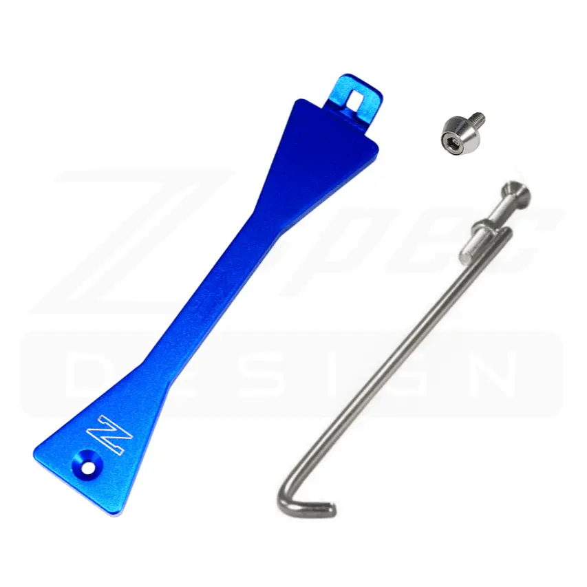 Zspec Battery Hold Down/Bracket Kit For Nissan Z31 300Zx '84-89, Billet, W/ Stainless Hardware 4