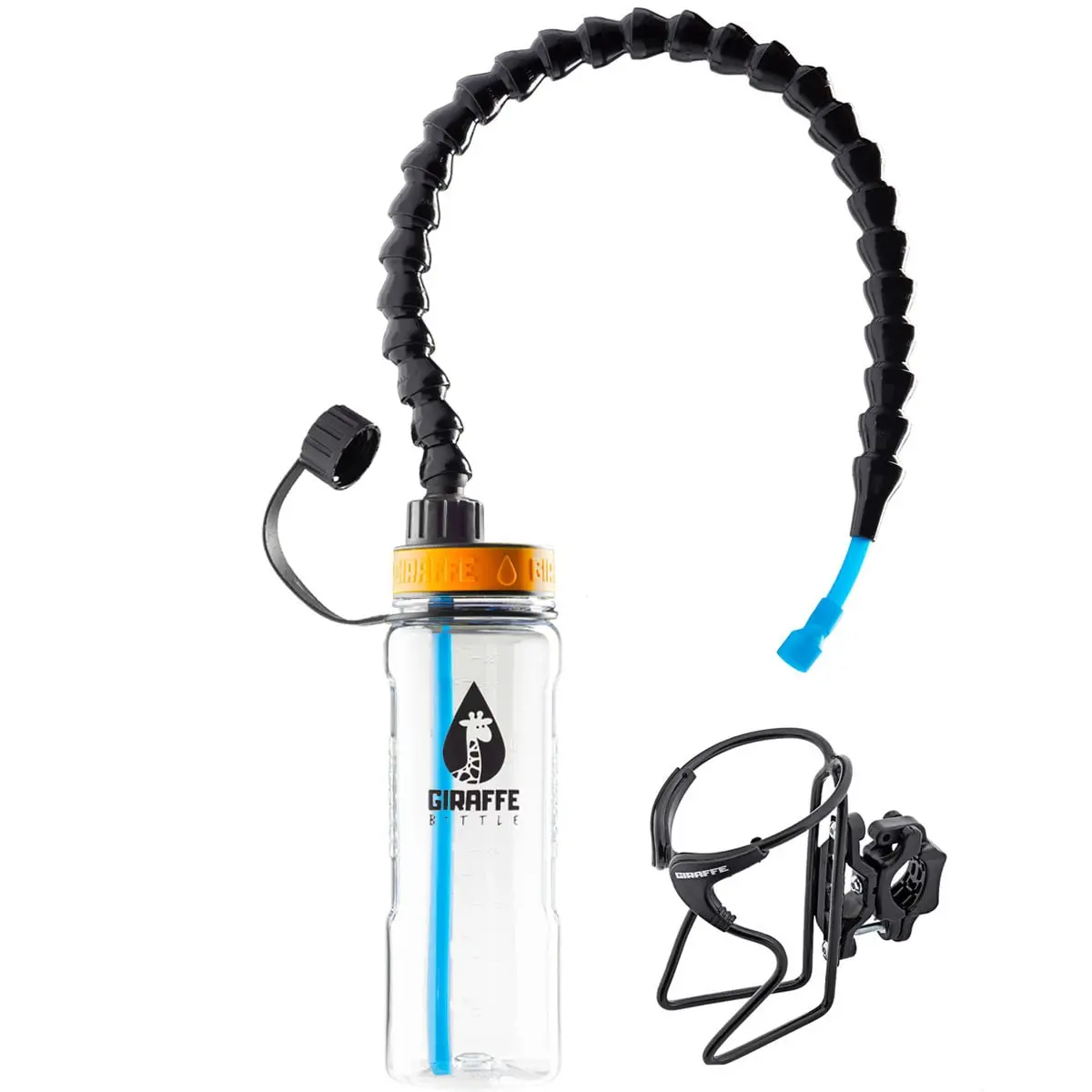 Giraffe | Tower Xl (Adults) | 24 Oz - Non-Insulated | High-Flow Rigid Straw Racing Driver Hydratation Bottle 3
