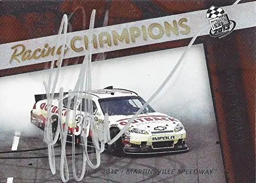 Autographed Ryan Newman 2013 Press Pass Racing Champions (Martinsville Speedway) Race Win Burnout Insert Signed Collectible Nascar Trading Card With Coa 1