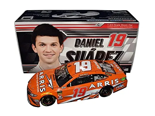 Autographed 2018 Daniel Suarez #19 Arris Toyota Team (Joe Gibbs Racing) Monster Cup Series Signed Lionel 1/24 Scale Nascar Diecast Car With Coa (#038 Of Only 505 Produced) 1