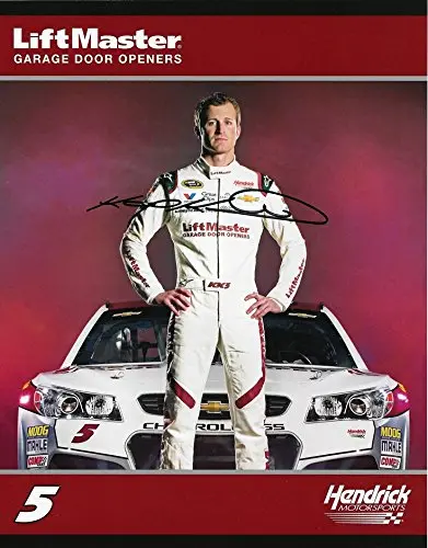 Autographed 2015 Kasey Kahne #5 Liftmaster Racing Team (Hendrick Motorsports) 6X8 Signed Picture Nascar Hero Card With Coa 1