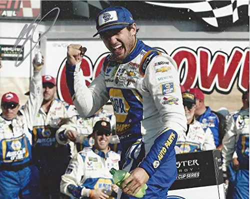 Autographed 2019 Chase Elliott #9 Napa Auto Parts Racing Watkins Glen Go Bowling Race Win (Victory Lane Celebration) Signed Collectible Picture 8X10 Inch Nascar Glossy Photo With Coa 1
