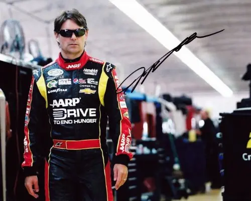 Autographed 2013 Jeff Gordon #24 Drive To End Hunger (Garage) 8X10 Nascar Signed Glossy Photo W/Coa 1