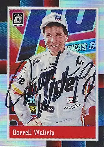 Autographed Darrell Waltrip 2021 Panini Donruss Optic Racing 1988 Retro Rare Prizm (#17 Tide Team) Insert Signed Collectible Nascar Trading Card With Coa 1