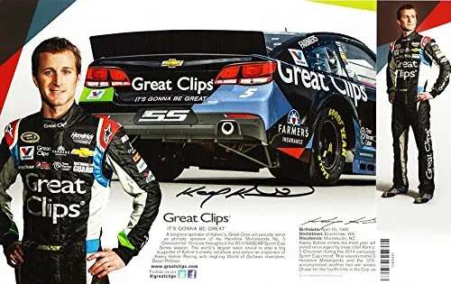 Autographed 2014 Kasey Kahne #5 Great Clips Racing (Hendrick Motorsports) Signed Picture Nascar Hero Card With Coa 1