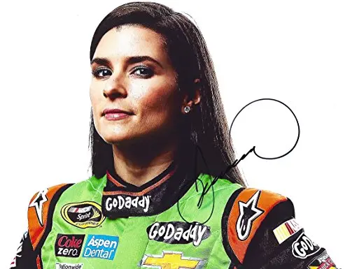 Autographed 2015 Danica Patrick #10 Godaddy Racing Team (Stewart-Haas) Media Day Pose 9X11 Signed Picture Nascar Glossy Photo With Coa 1