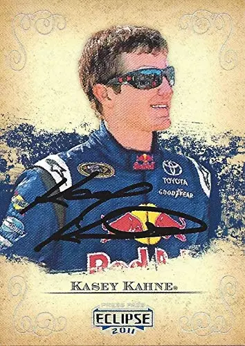 Autographed Kasey Kahne 2011 Press Pass Eclipse Racing (#4 Red Bull Racing Toyota Team) Sprint Cup Series Signed Nascar Collectible Trading Card With Coa 1