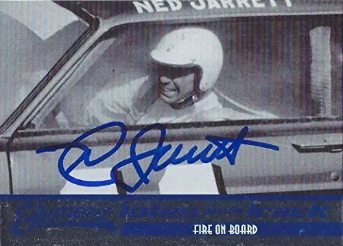 Autographed Ned Jarrett 2011 Wheels Element Racing Tales From The Track (Rockingham Fire On Board) Legend Insert Signed Collectible Nascar Trading Card With Coa 1