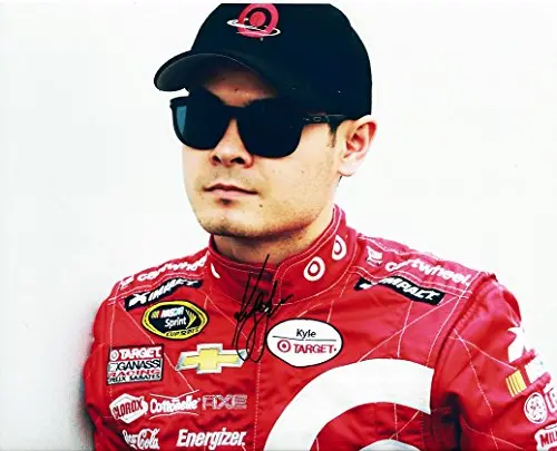 Autographed 2015 Kyle Larson #42 Target Racing (Ganassi Team) Pre-Race 8X10 Signed Picture Nascar Glossy Photo With Coa 1