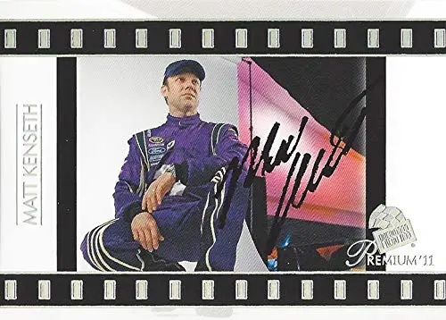 Autographed Matt Kenseth 2011 Press Pass Premium Racing Studio Insider (#17 Crown Royal Team) Roush Sprint Cup Series Signed Nascar Collectible Trading Card With Coa 1