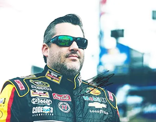 Autographed 2015 Tony Stewart #14 Code 3 Associates Racing (Stewart-Haas Team) Garage Area 9X11 Signed Picture Nascar Glossy Photo With Coa 1