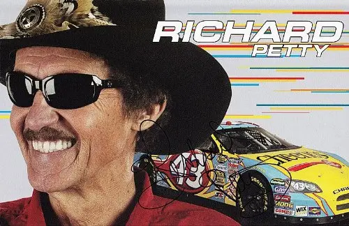 Autographed 2006 Richard Petty #43 Cheerios Racing Team (The King) 6X8 Signed Nascar Hero Card W/Coa 1