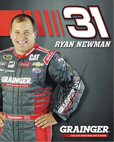 Autographed 2016 Ryan Newman #31 Grainger Chevrolet Team (Richard Childress Racing) Sprint Cup Series Signed Collectible Picture 8X10 Inch Nascar Hero Card Photo With Coa 1