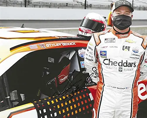 Autographed 2020 Tyler Reddick #8 Cheddars Team Rookie Season (Richard Childress Racing) Nascar Cup Series Signed Picture 8X10 Inch Glossy Photo With Coa 1